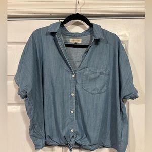 Madewell chambray/denim shirt